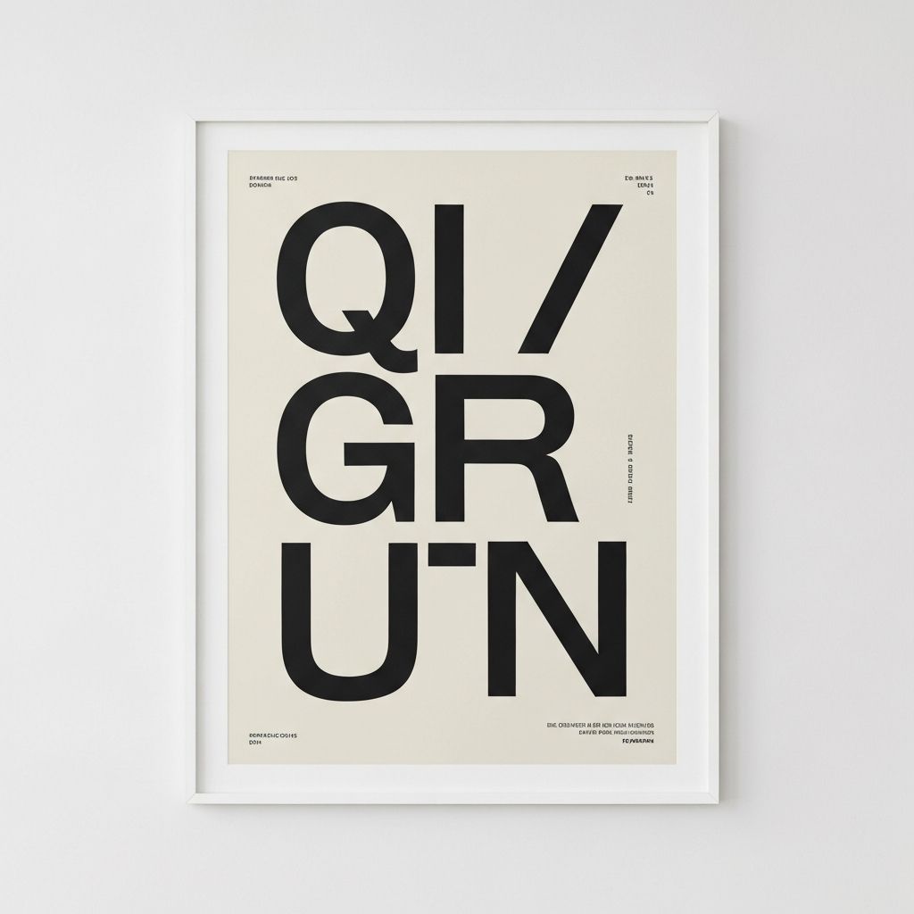 Plakat typograficzny